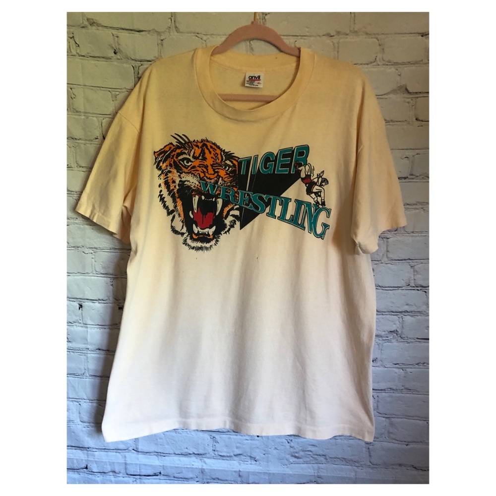 Vintage 80s Single Stitch Tiger Graphic Tee